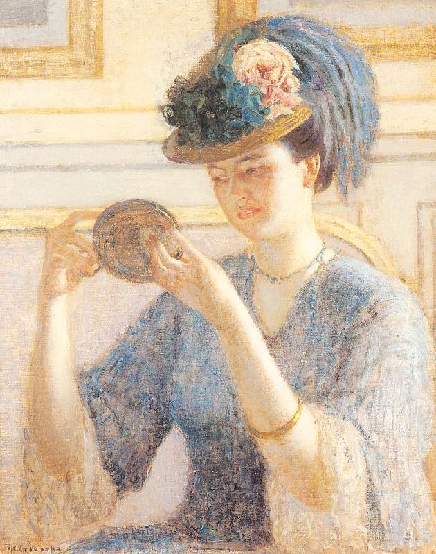 Frieseke, Frederick Carl Reflections France oil painting art
